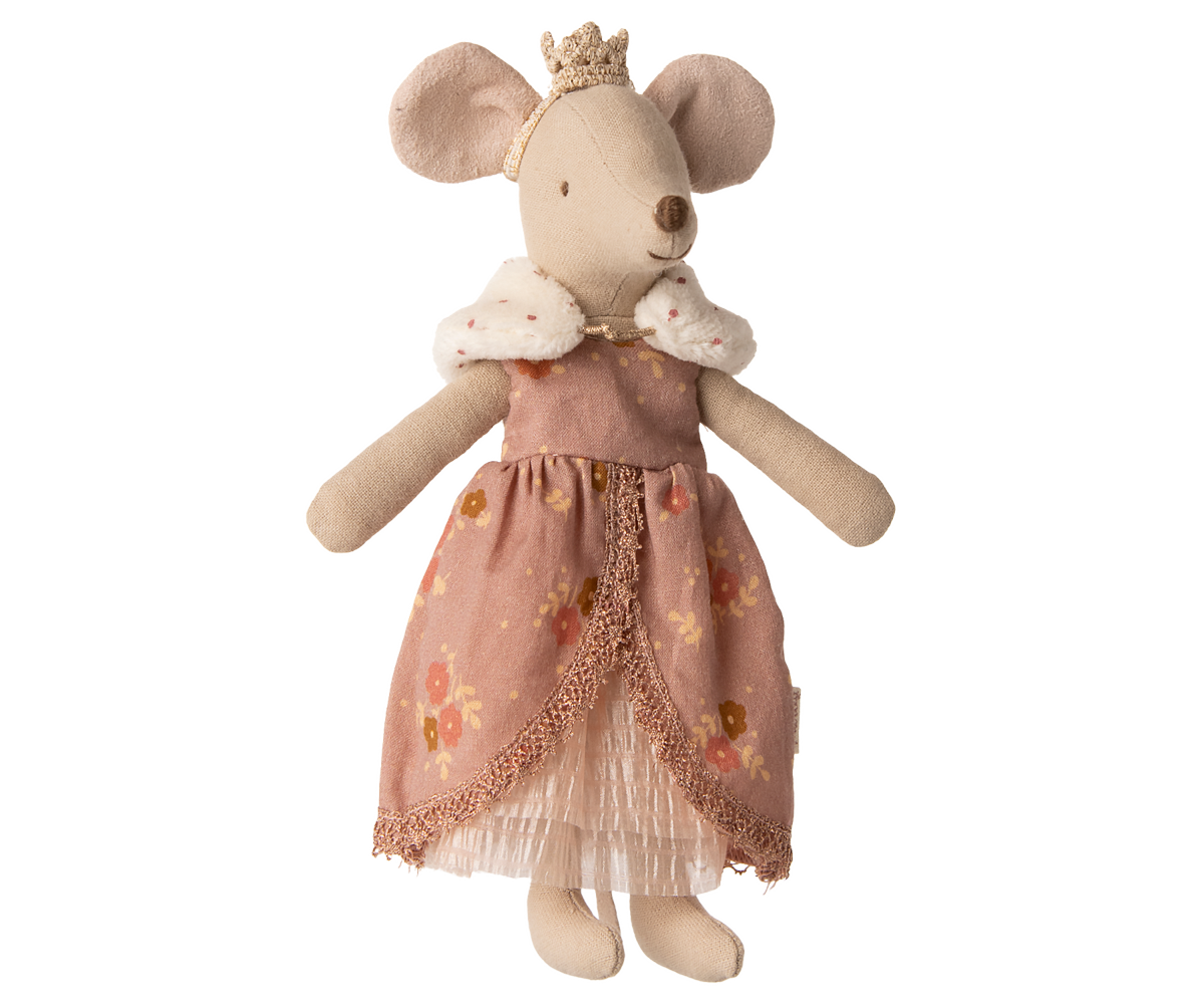 MAILEG QUEEN DRESS, MUM MOUSE