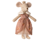 MAILEG QUEEN DRESS, MUM MOUSE