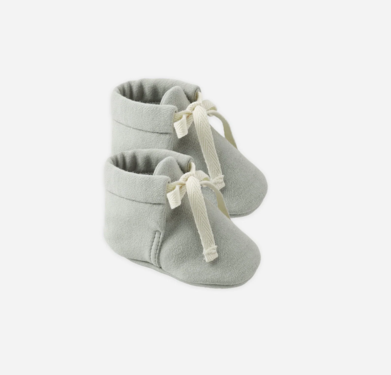 QUINCY MAE BABY BOOTIES SAGE