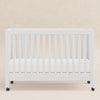 Maki Full-Size Folding Crib w/ Toddler Bed Conversion Kit in Honey