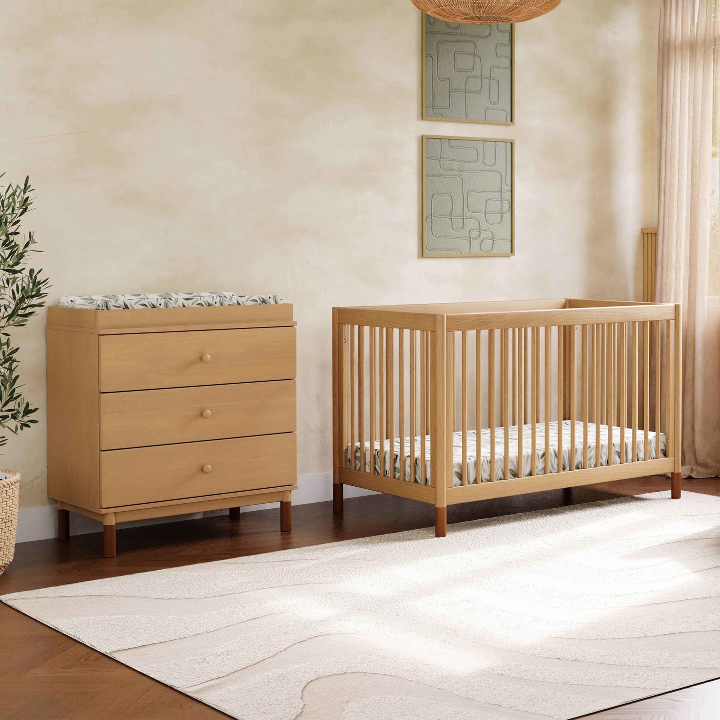 BABYLETTO GELATO 3-DRAWER CHANGER DRESSER WITH REMOVABLE CHANGING TRAY