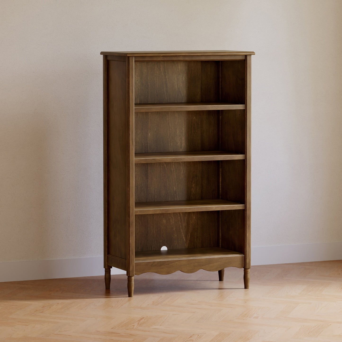 Liberty Assembled Bookcase in Warm White