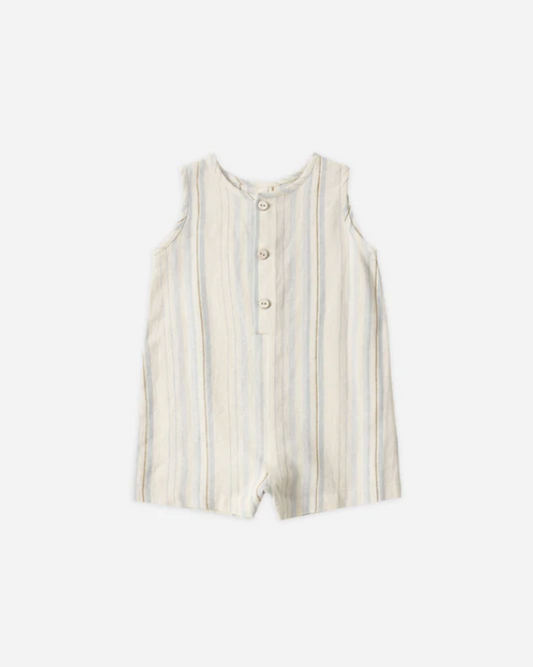RYLEE + CRU MAVRICK ROMPER - SEA STRIPE