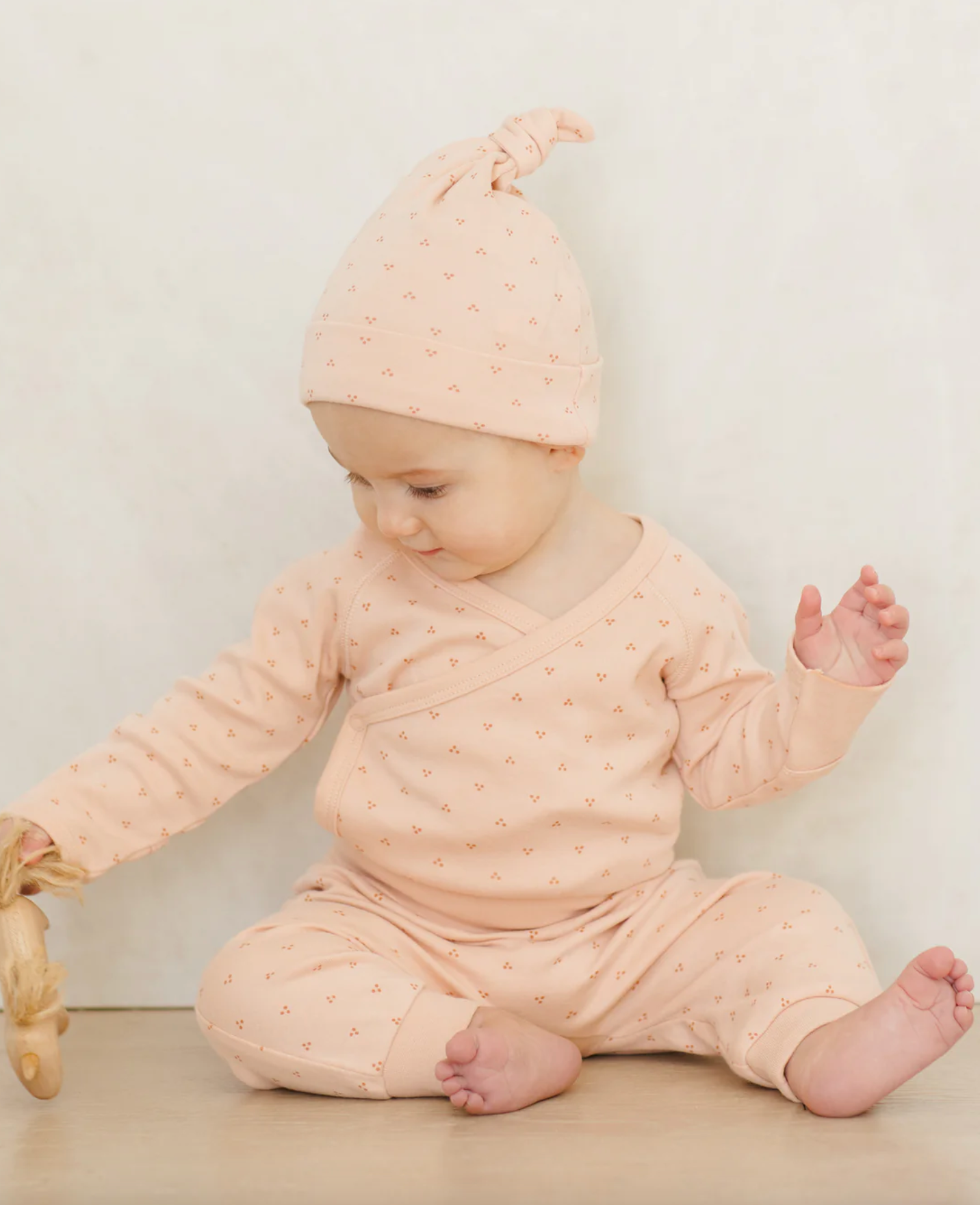 QUINCY MAE BABY PANT - DOTTY