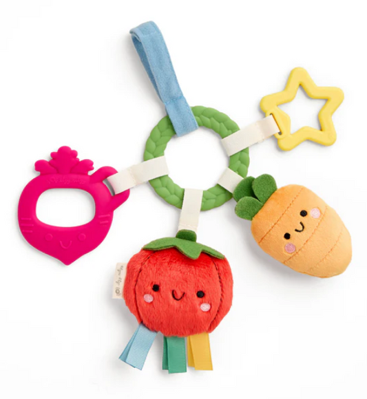 BITZY BUSY RING TEETHING ACTIVITY TOY - VEGGIE