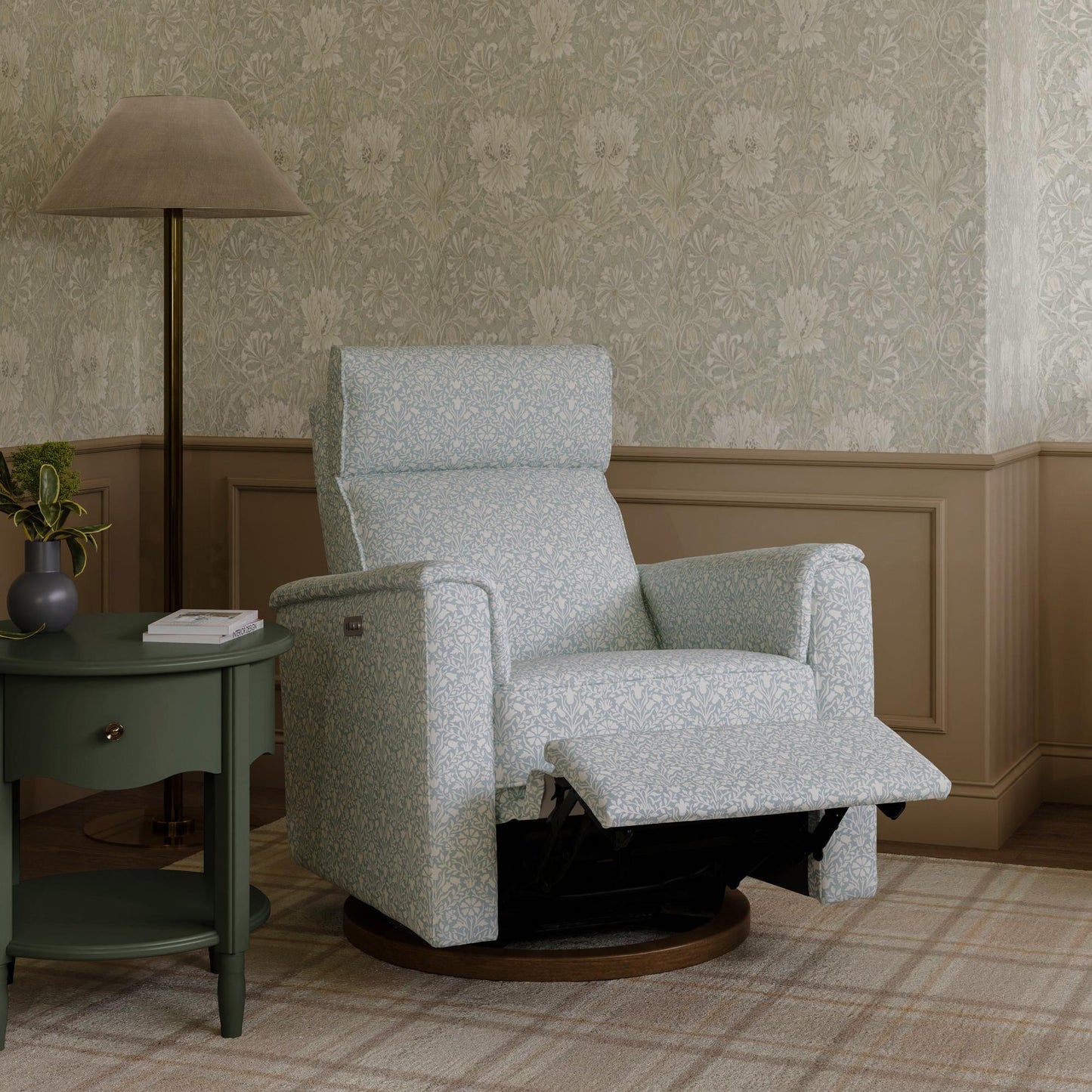 MORRIS & CO. X NAMESAKE WILLA PLUS POWER GLIDER RECLINER WITH POWER HEADREST