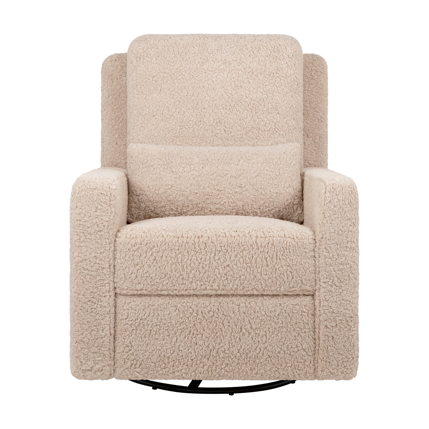 BABYLETTO SIGI RECLINER AND SWIVEL GLIDER IN SHEARLING