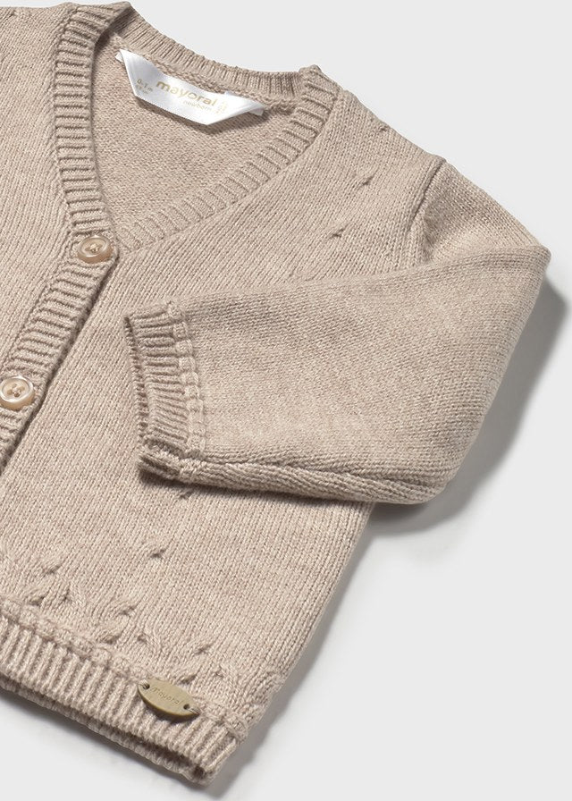 MAYORAL NEWORN BOY SOFT KNIT CARDIGAN