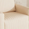 BABYLETTO POE CHANNELED SWIVEL GLIDER IN ECO-PERFORMANCE FABRIC | WATER REPELLENT & STAIN RESISTANT