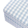 Crawford Gliding Ottoman in Tan Gingham