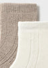 MAYORAL NEWBORN 2-PACK SOCKS