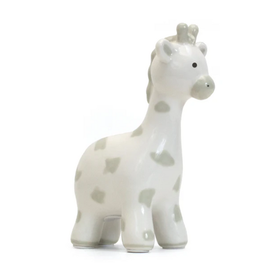 SPOTTED GIRAFFE BANK GRAY