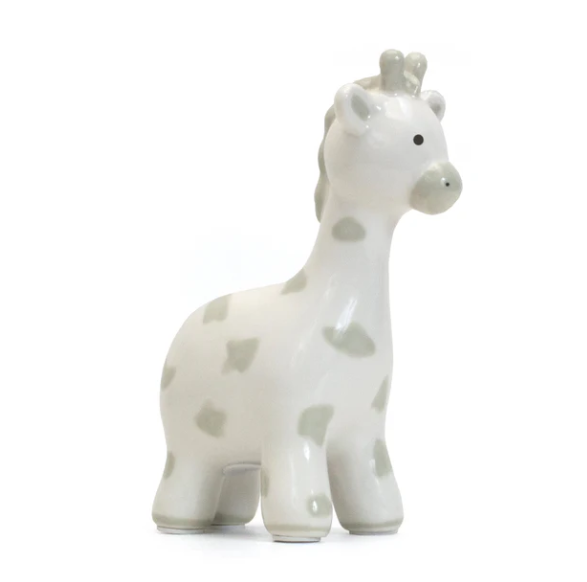 SPOTTED GIRAFFE BANK GRAY