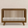 Hudson 3-in-1 Convertible Crib w/ToddlerBedConversionKit in White/Washed Natural