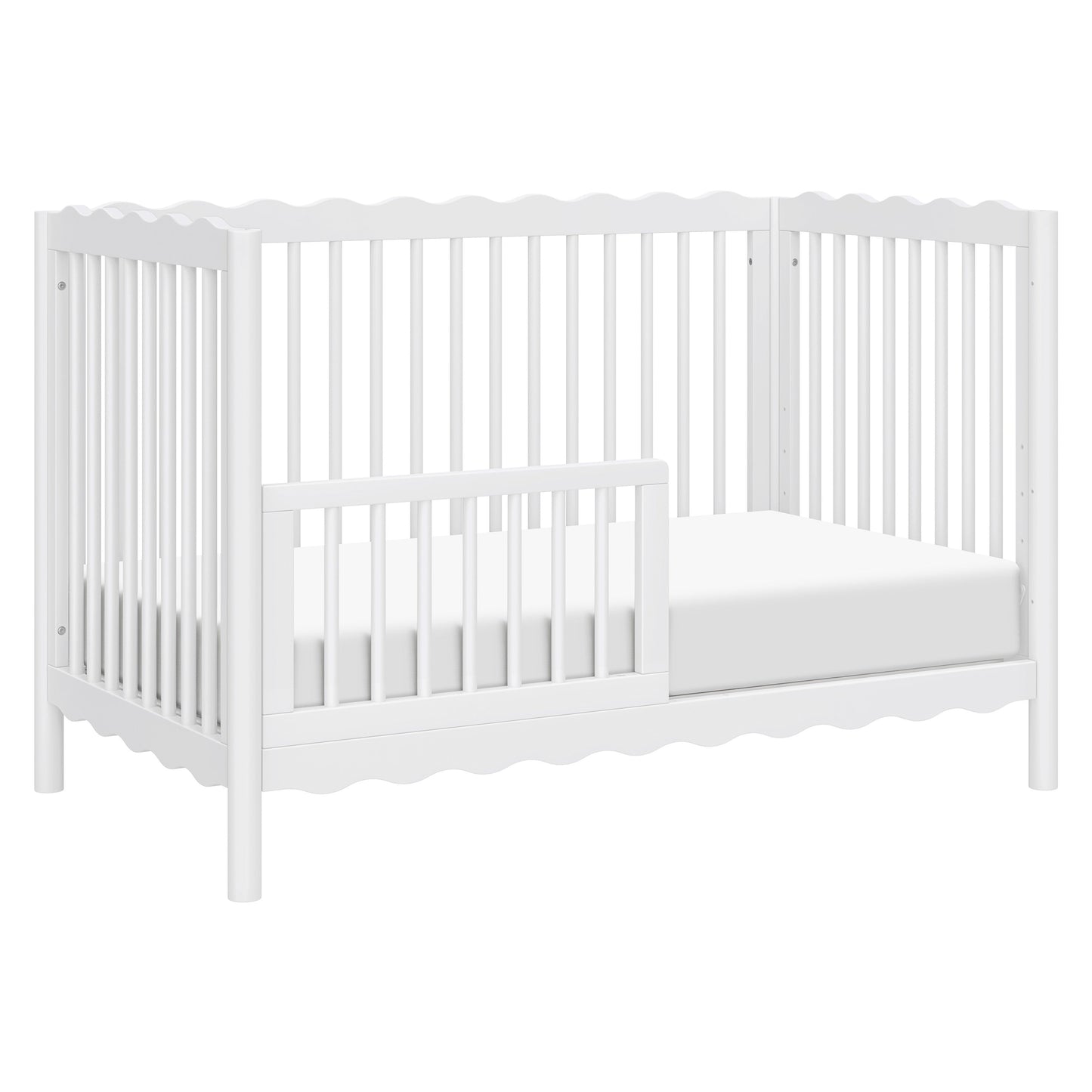BABYLETTO SWELL 4-IN-1 CONVERTIBLE CRIB WITH TODDLER BED CONVERSION KIT