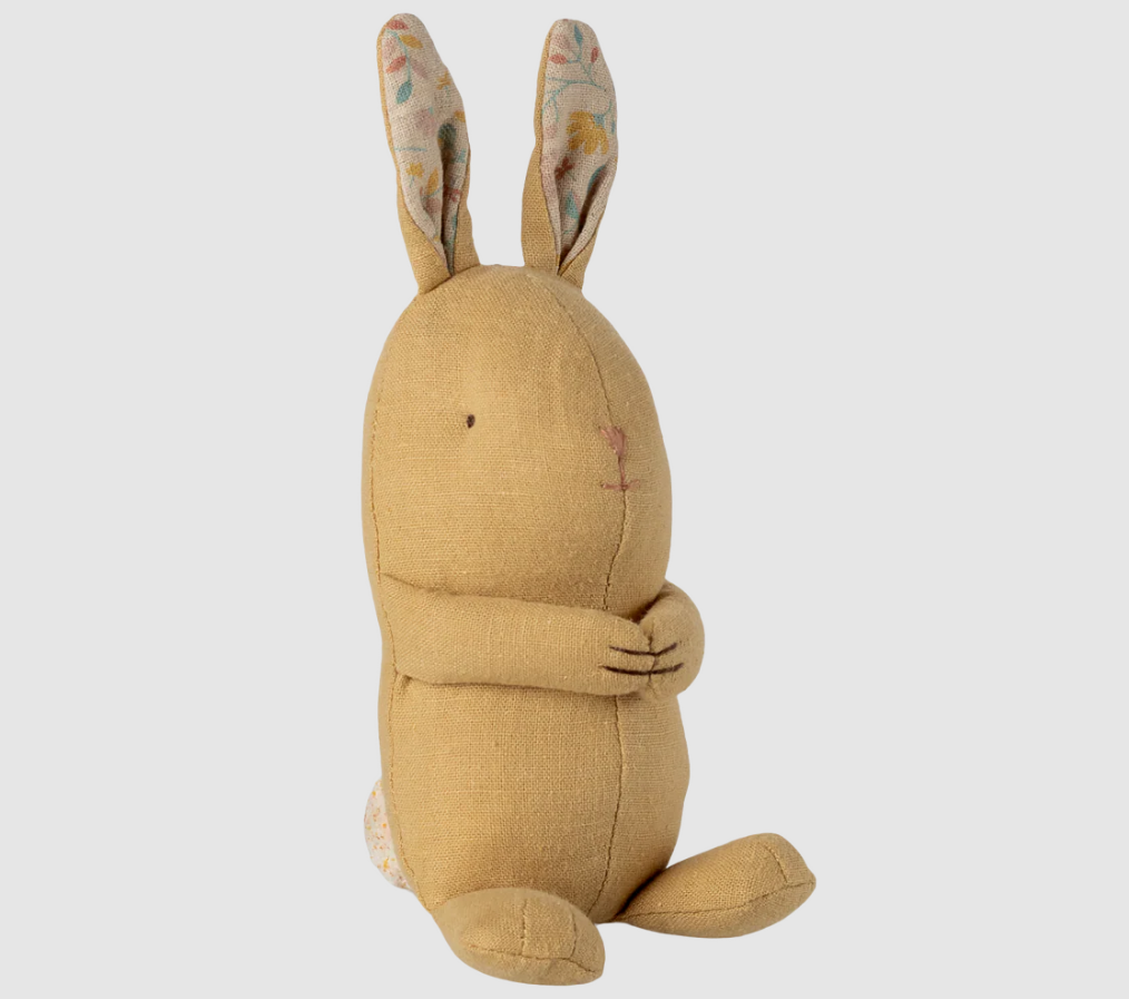 MAILEG LULLABY FRIENDS, BUNNY, MINI - CREAM YELLOW