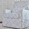 SARAH FLINT X NAMESAKE CRAWFORD SWIVEL GLIDER IN ECO-PERFORMANCE FABRIC | WATER REPELLENT & STAIN RESISTANT