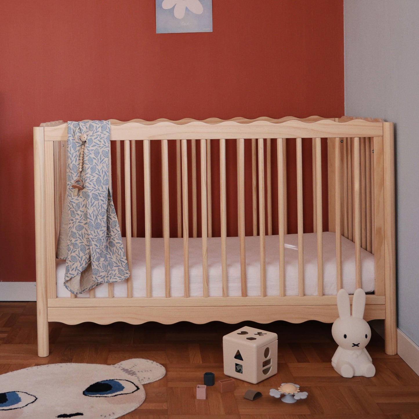 BABYLETTO SWELL 4-IN-1 CONVERTIBLE CRIB WITH TODDLER BED CONVERSION KIT