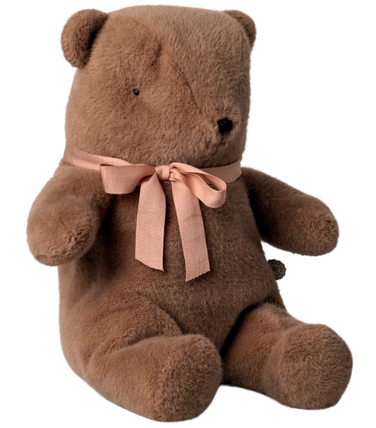 MAILEG TEDDY BEAR PLUSH, MEDIUM- SOFT BROWN