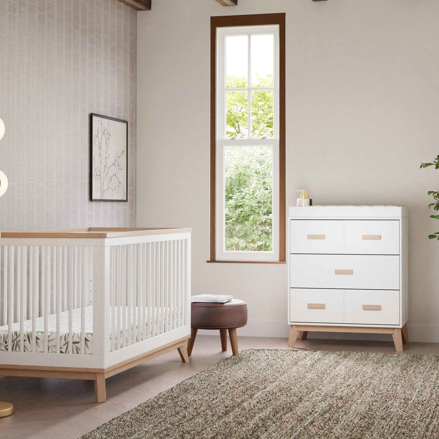 BABYLETTO SCOOT 3-DRAWER CHANGER DRESSER WITH REMOVABLE CHANGING TRAY