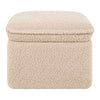 BABYLETTO CALI STORAGE OTTOMAN IN SHEARLING