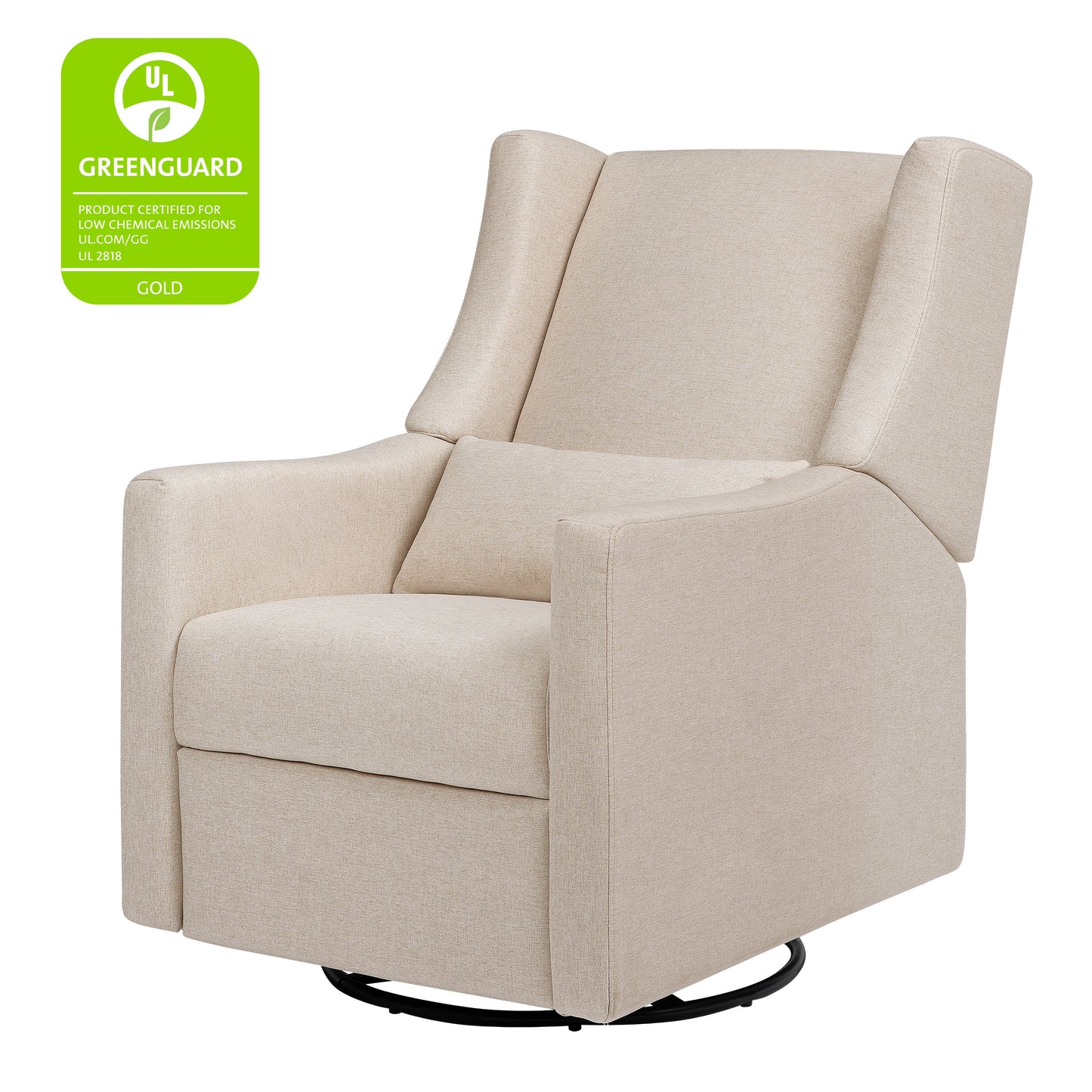Kiwi Recliner and Swivel Glider in Performance Ivory Boucle