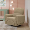 BABYLETTO RAINBOW RECLINER AND SWIVEL GLIDER IN TEDDY LOOP