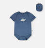 DEUX PAR DEUX ORGANIC COTTON JERSEY ONESIE