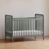 Liberty 3-in-1 Convertible Spindle Crib w/Toddler Bed Conversion Kit in Dusty Rose