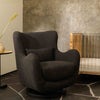 BABYLETTO SOLSTICE SWIVEL GLIDER IN BOUCLE