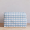 Crawford Gliding Ottoman in Tan Gingham