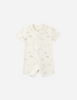 QUINCY MAE ZIP SHORT SLEEVE SLEEPER - DINOSAUR