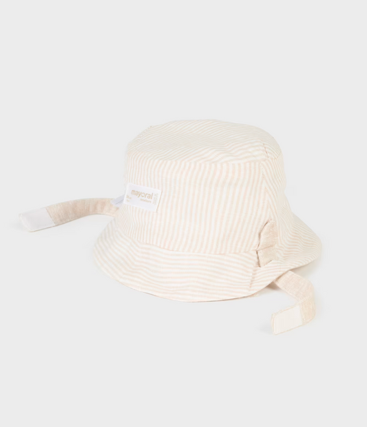 MAYORAL REVERSIBLE LINEN BUCKET HAT