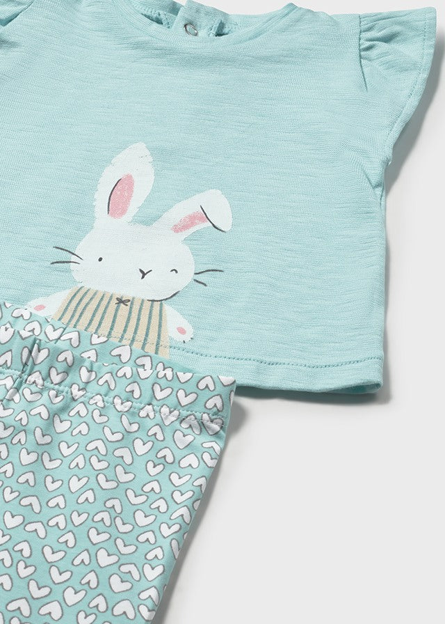 MAYORAL GIRL PRINTED LEGGINGS WITH T-SHIRT SET