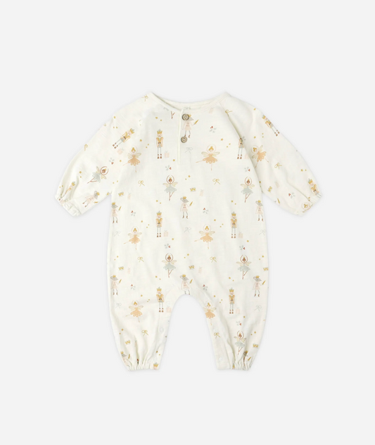 RYLEE + CRU HENLEY JUMPSUIT NUTCRACKER