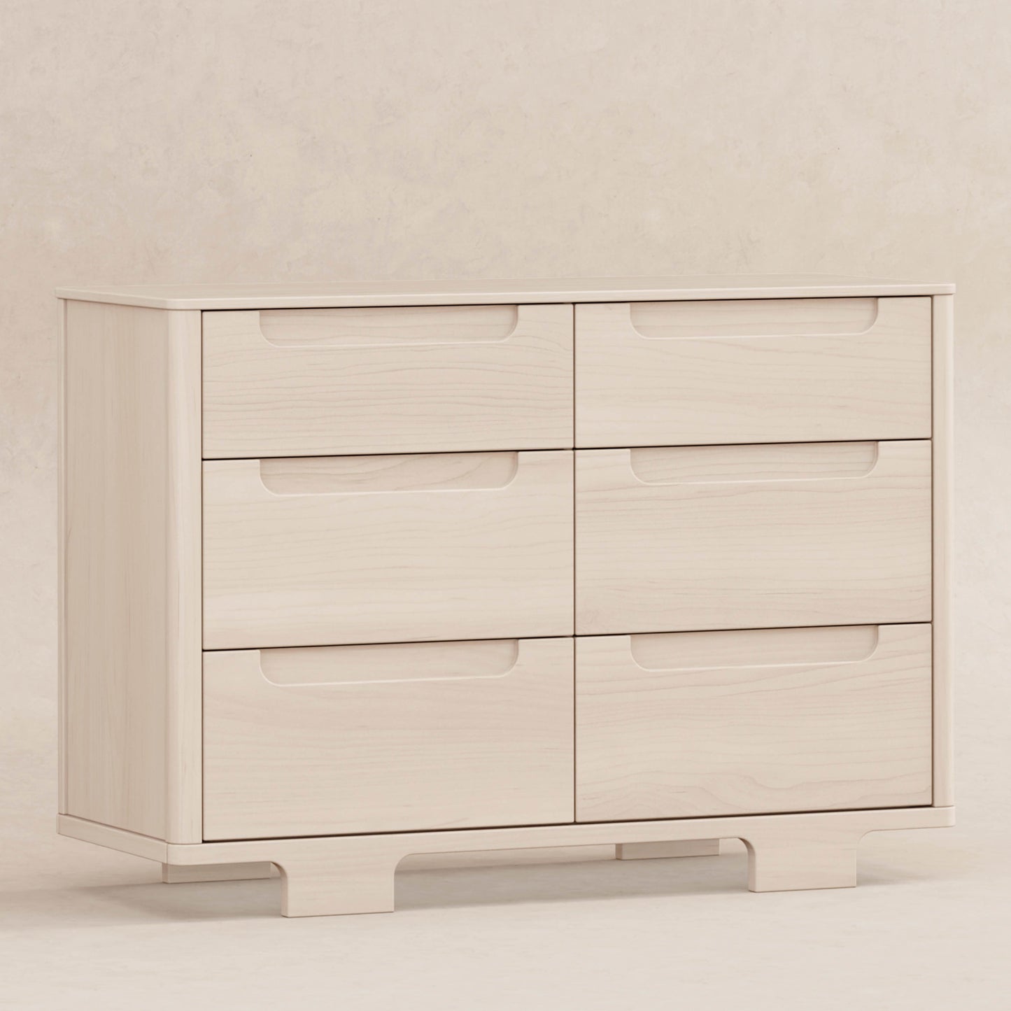 Yuzu 6-Drawer Dresser in Natural Walnut