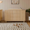 Pogo Tambour Assembled Dresser in Olive