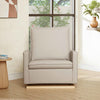 BABYLETTO CALI PILLOWBACK CHAIR AND A HALF GLIDER IN ECO-PERFORMANCE FABRIC | WATER REPELLENT & STAIN RESISTANT