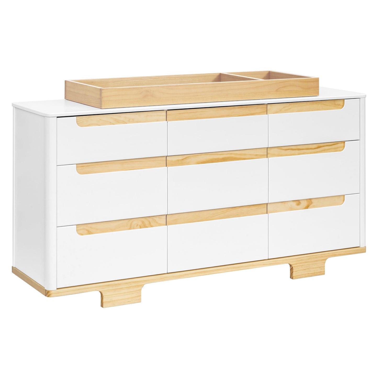 Yuzu 9-Drawer Dresser, Assembled in Natural Walnut