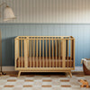 BABYLETTO PALMA 8-IN-1 CONVERTIBLE ALL-STAGES CRIB WITH BASSINET & TODDLER BED KIT