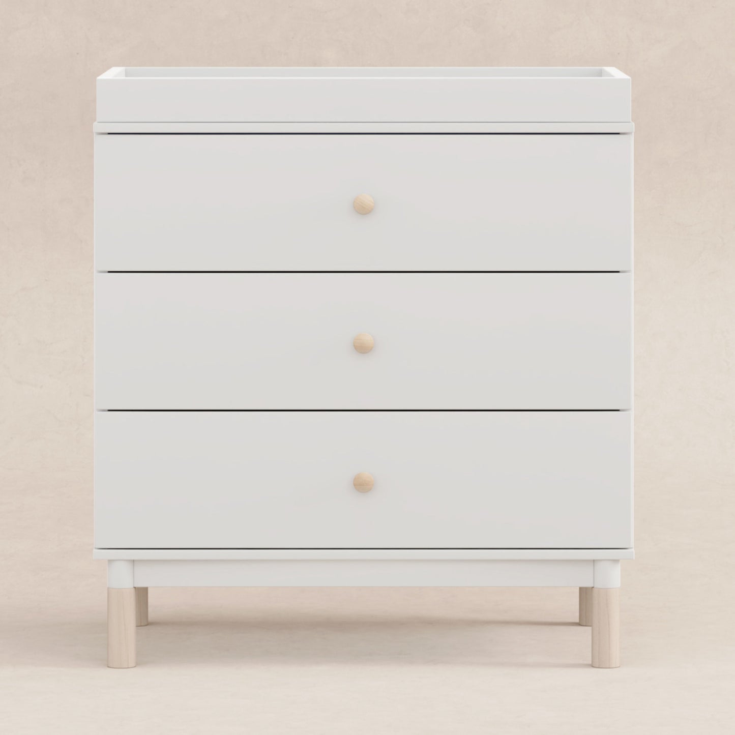BABYLETTO GELATO 3-DRAWER CHANGER DRESSER WITH REMOVABLE CHANGING TRAY