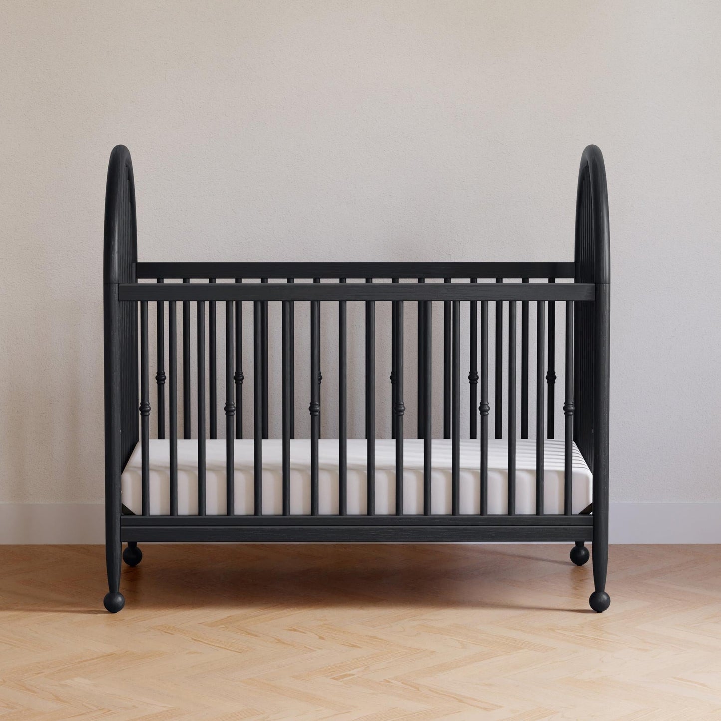 Alouette 3-in-1 Convertible Spindle Crib in Washed Pine