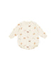 QUINCY MAE CREWNECK BUBBLE ROMPER || CATS