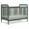 Liberty 3-in-1 Convertible Spindle Crib w/Toddler Bed Conversion Kit in Dusty Rose