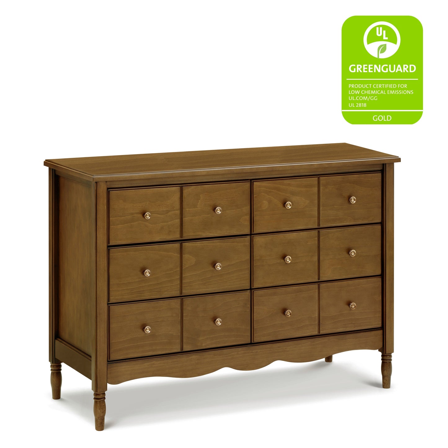 Liberty 6-Drawer Assembled Dresser in Warm White