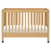 Maki Full-Size Folding Crib w/ Toddler Bed Conversion Kit in Honey