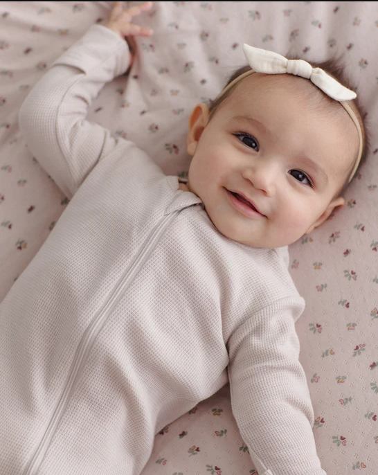 QUINCY MAE WAFFLE SLEEP SET LILAC MIST