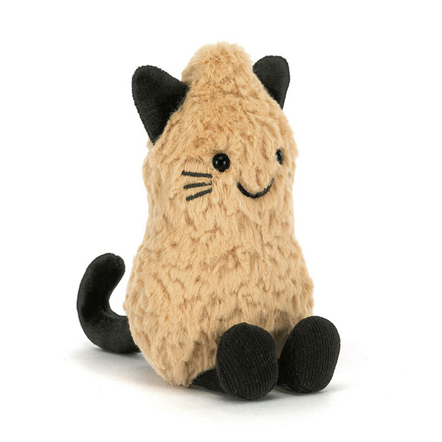 JELLYCAT AMUSEABLES PEANUT CAT OUTFIT