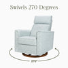 MORRIS & CO. X NAMESAKE WILLA PLUS POWER GLIDER RECLINER WITH POWER HEADREST