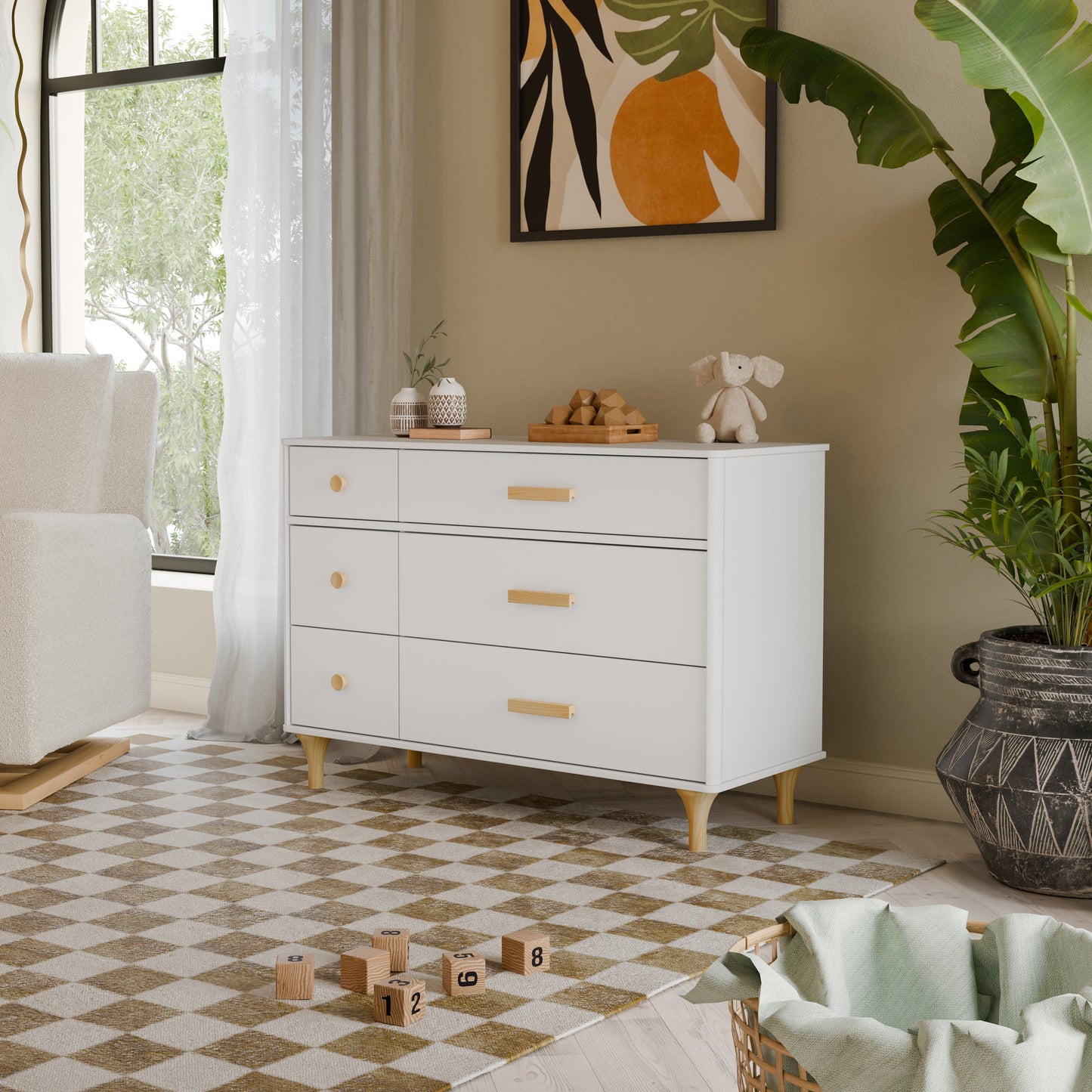 BABYLETTO LOLLY 6-DRAWER DOUBLE DRESSER